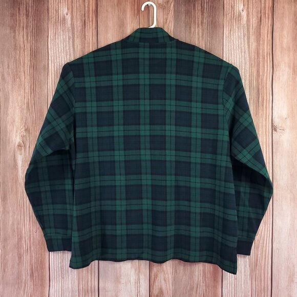NWT Polo Ralph Lauren Estate Rib Mens 3XLT 1/4 Zip Green Tartan Plaid Sweater - Picture 2 of 15